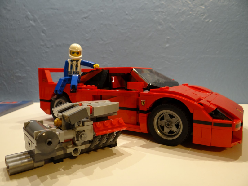 Illustration for article titled LEGO 10248 Ferrari F40 Review